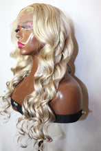 Load image into Gallery viewer, Ash Blonde with Brown Roots Lace Wig (7599266627807)