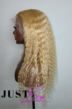 Load image into Gallery viewer, 13x4 Curly Blonde Lace Wig (7007708872868)