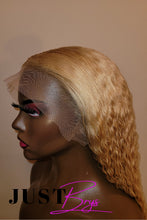 Load image into Gallery viewer, 13x4 Curly Blonde Lace Wig (7007708872868)