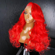 Load image into Gallery viewer, Red Lace Wig (6987844681892)
