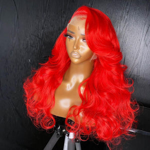 Red Lace Wig (6987844681892)