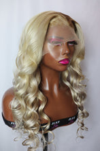 Load image into Gallery viewer, Ash Blonde with Brown Roots Lace Wig (7599266627807)
