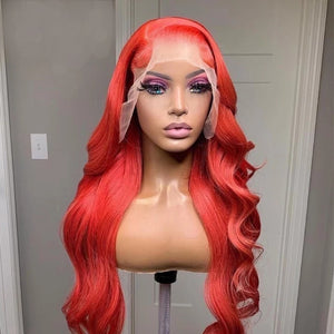 Red Lace Wig (6987844681892)