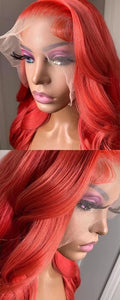 Red Lace Wig (6987844681892)